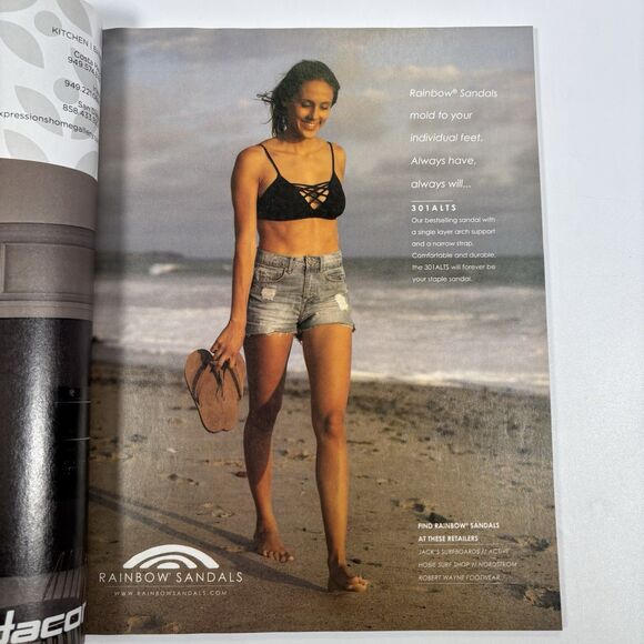 Orange Coast Magazine Lot Orange County 2021 Montblanc Watch RAINBOW SANDALS Ad - Picture 7 of 9